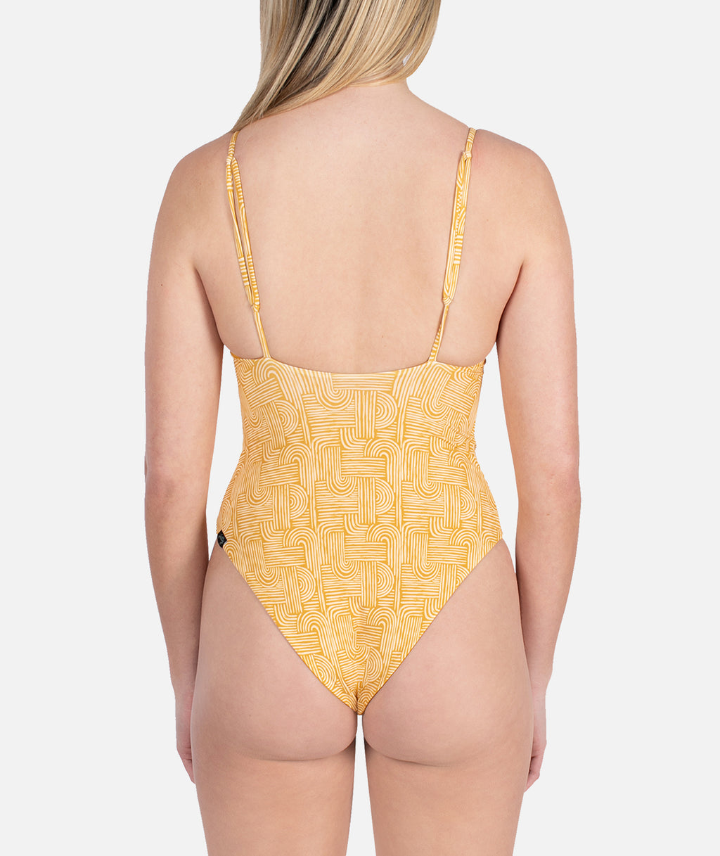Jane One Piece Swim - Yellow - Jetty