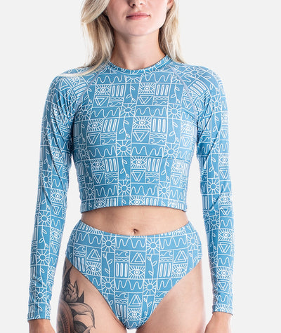 Kali Rashguard-Oberteil – Blau