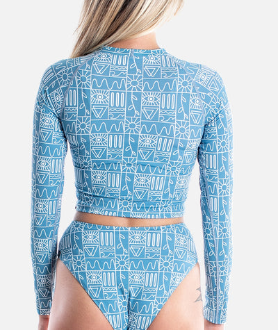 Kali Rashguard-Oberteil – Blau