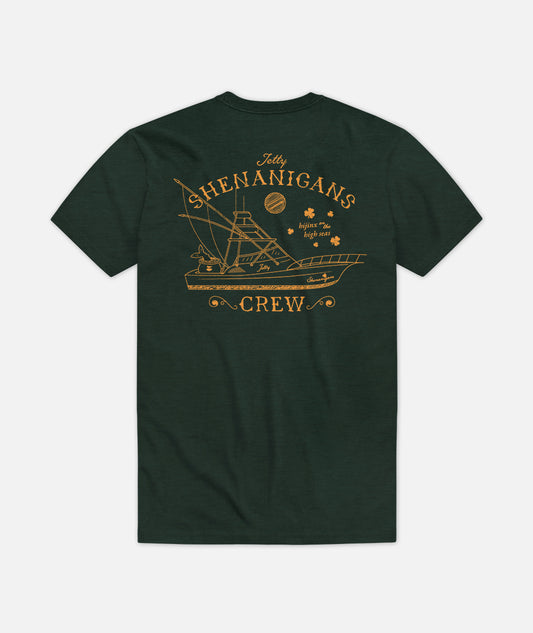 Shenanigans Crew Tee - Green