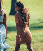 Drifter Wrap Dress - Brown - Jetty