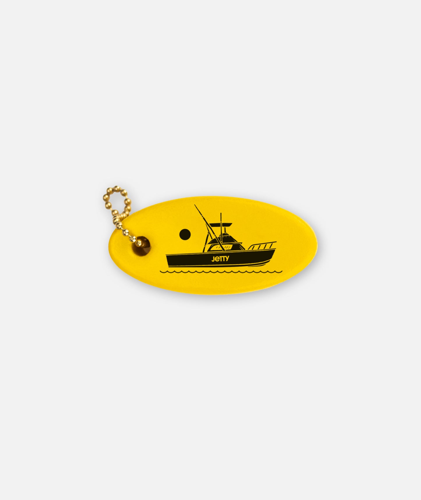 Shenanigans Floating Boat Key - Yellow