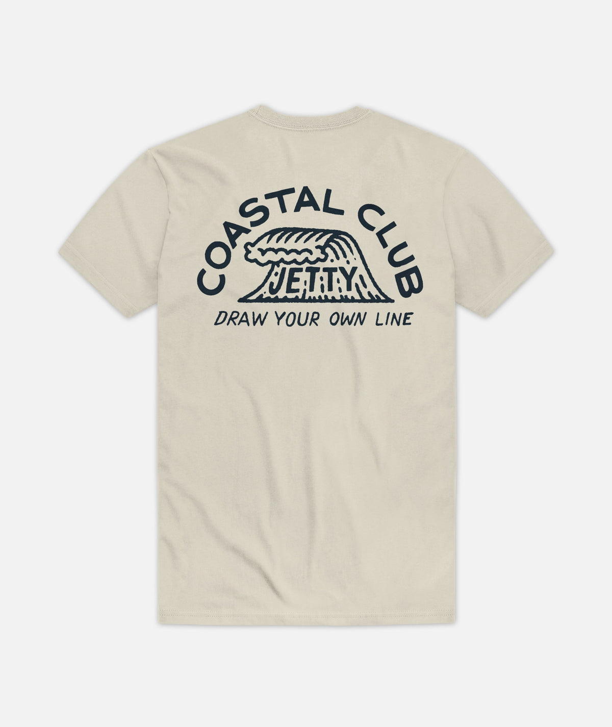 Coastal Club Tee - Dust - Jetty