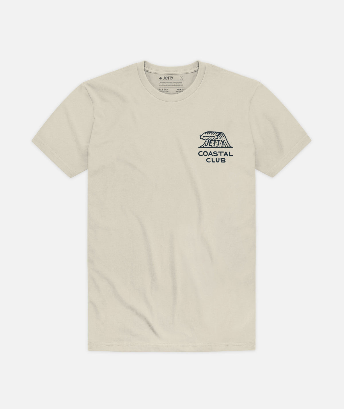 Coastal Club Tee - Dust - Jetty