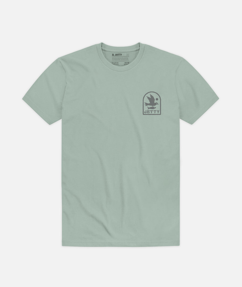 Fish Finder Tee - Green - Jetty