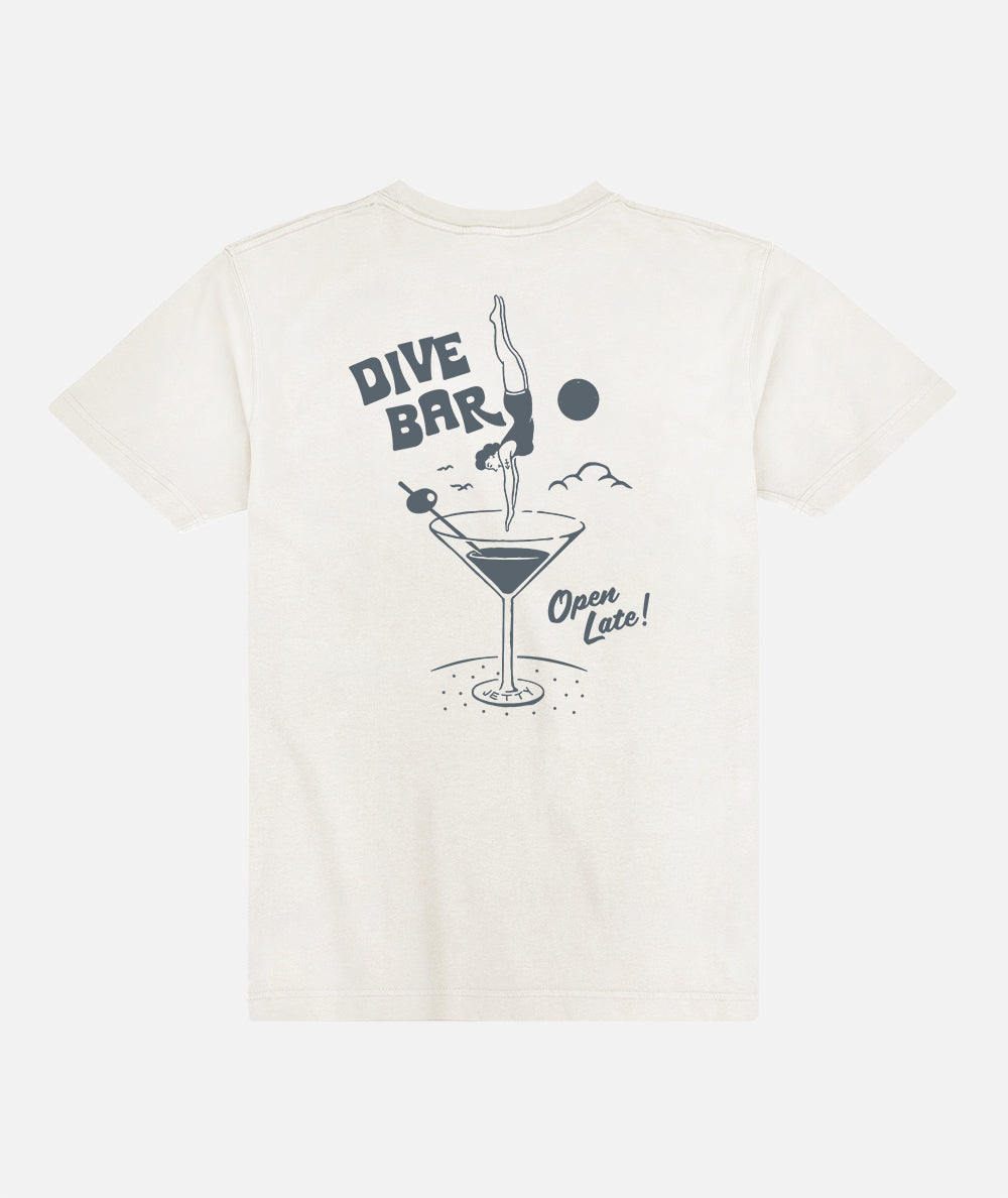 Dive Bar Tee - White