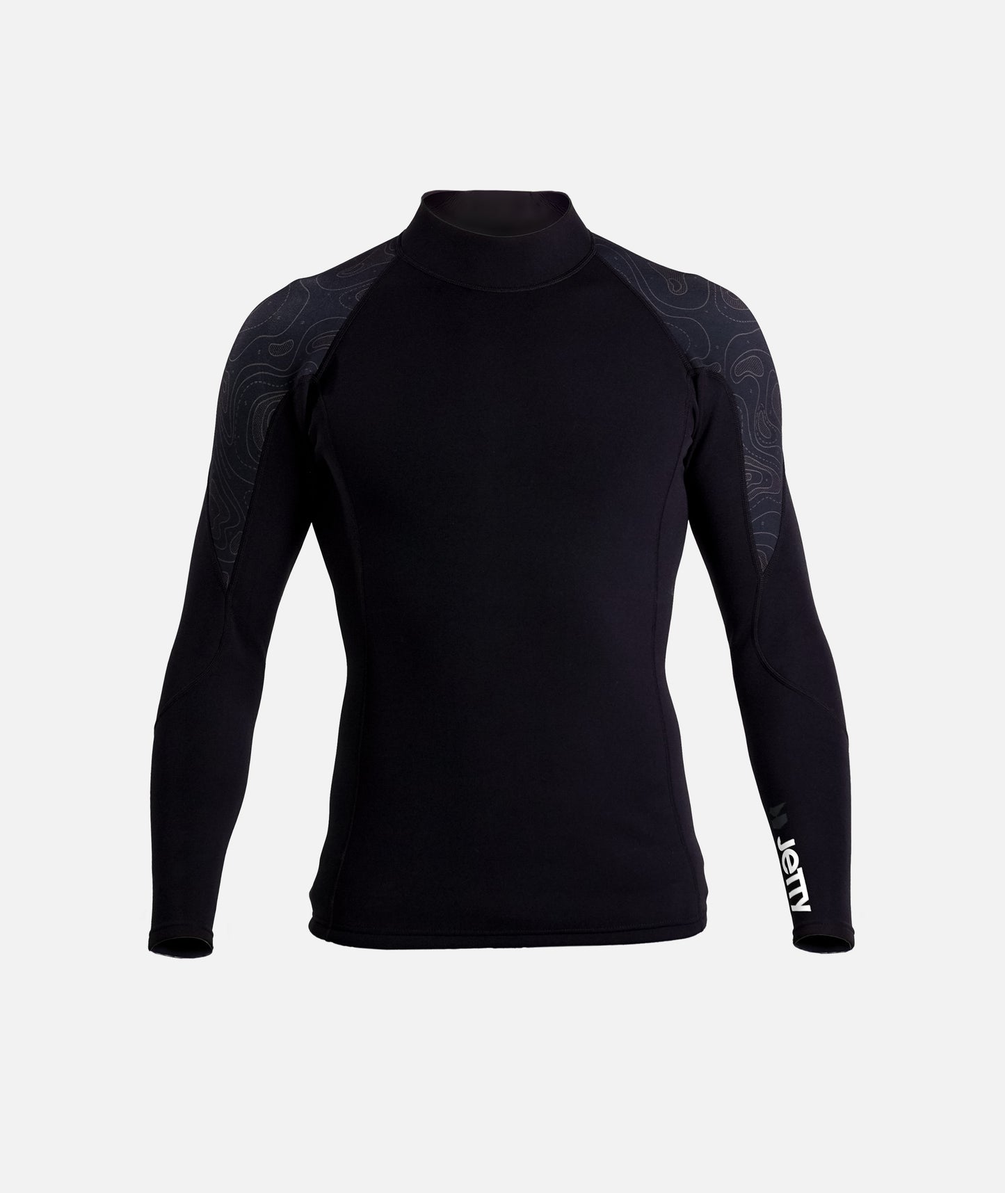 Long Sleeve Wetsuit Top - Black