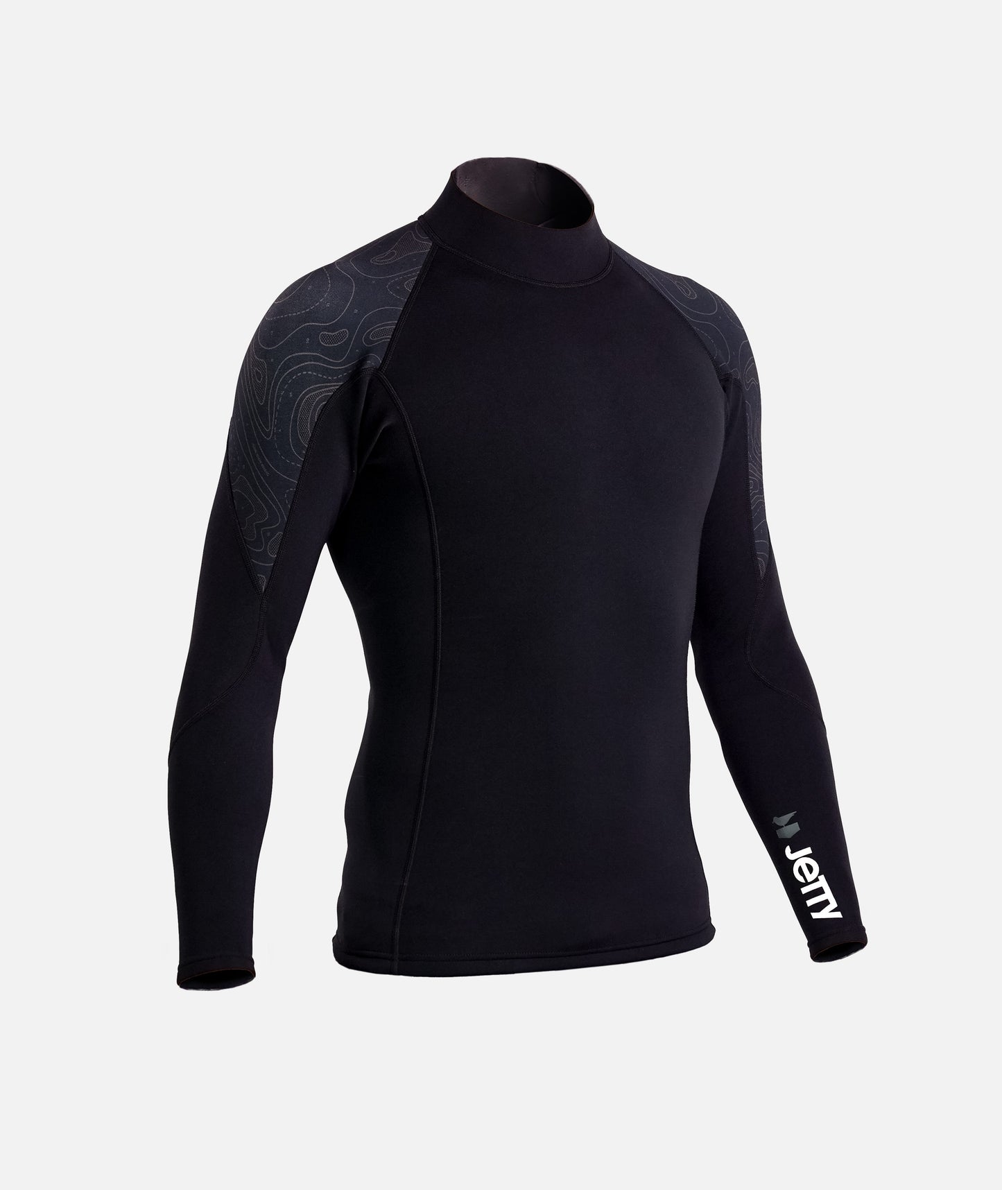 Long Sleeve Wetsuit Top - Black