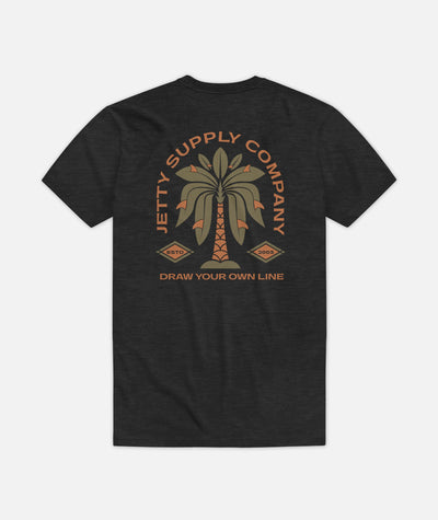 Fins Tee - Charcoal