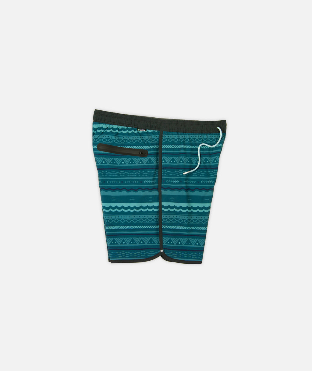 Pantalón corto con ojales para jóvenes - Turquesa
