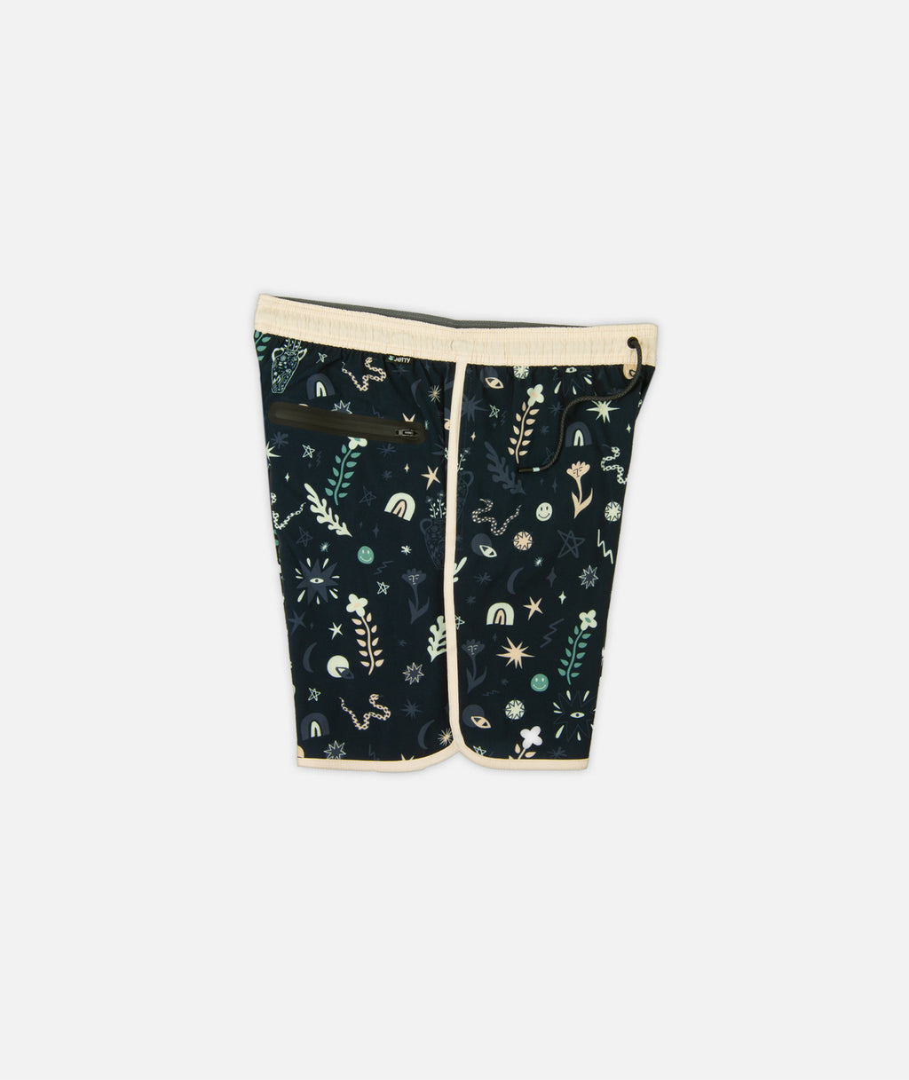 Pantalón corto con ojales para jóvenes - Carbono