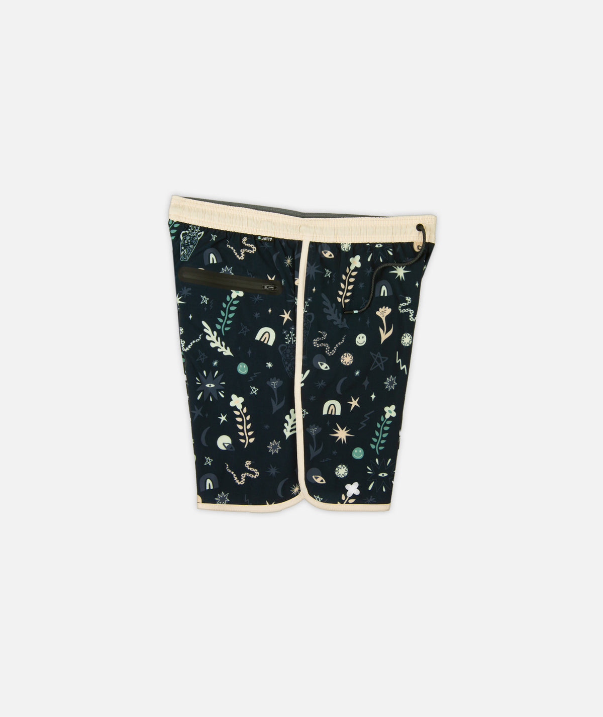 Pantalón corto con ojales para jóvenes - Carbono