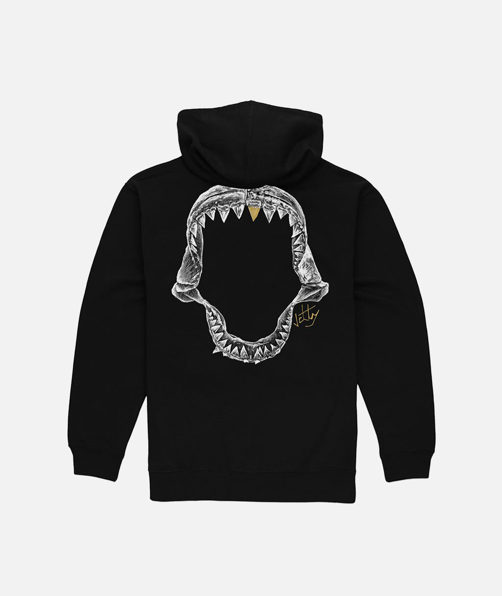 Jaws Hoodie - Black - Jetty