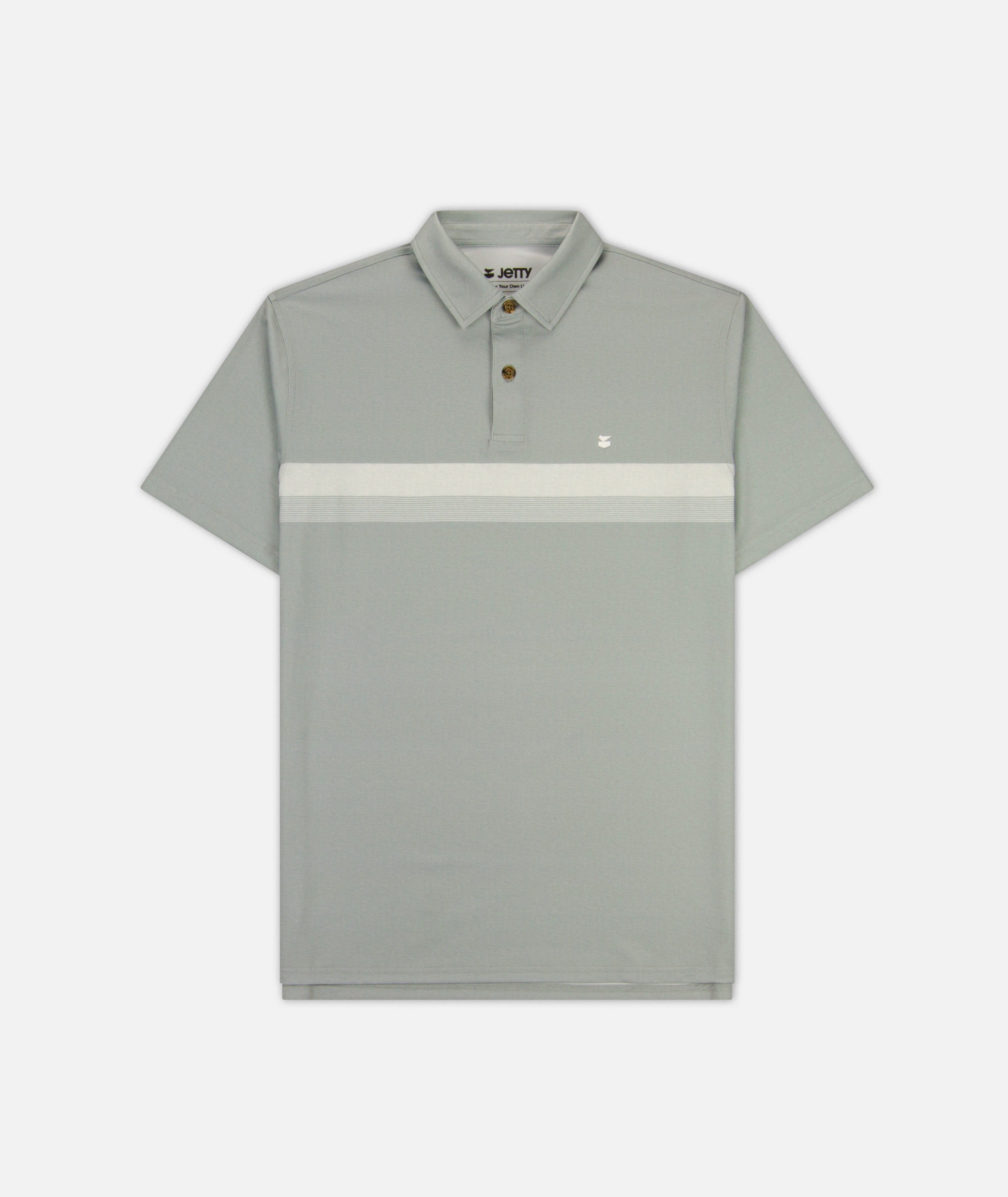 Bunker Polo Shirt - Light Grey - Jetty