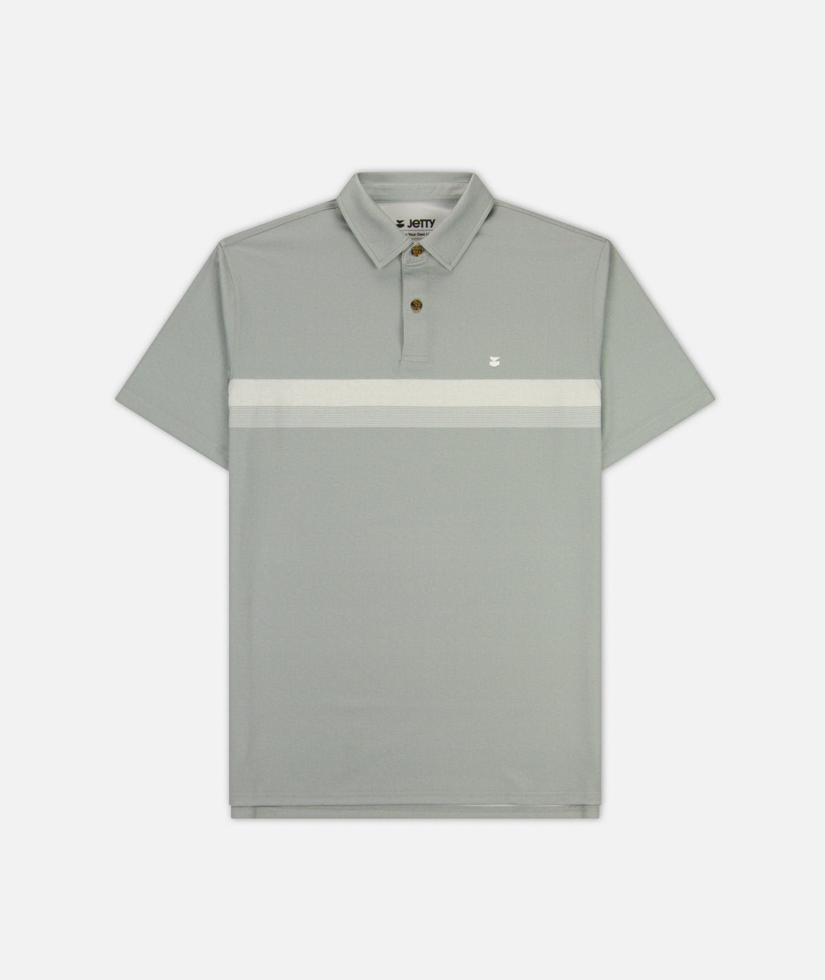 Bunker Polo Shirt - Light Grey - Jetty