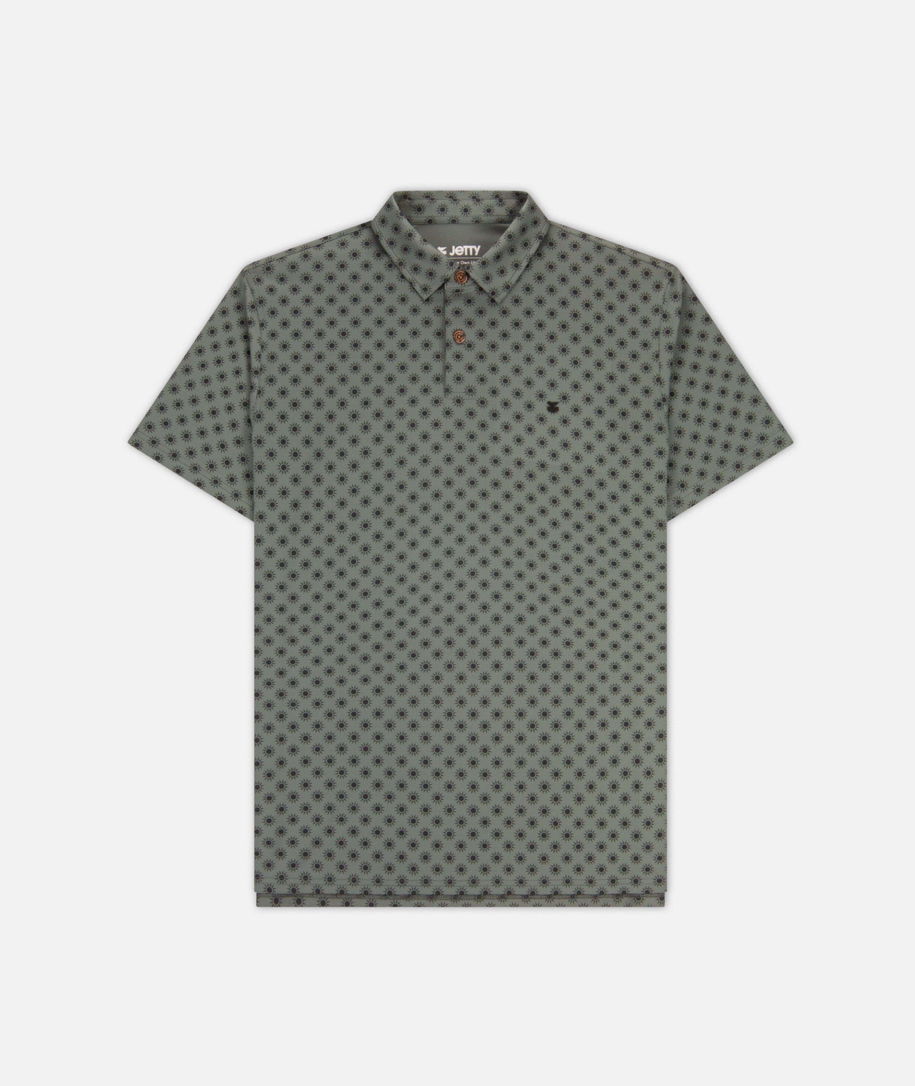 Bunker Polo Shirt - Green - Jetty