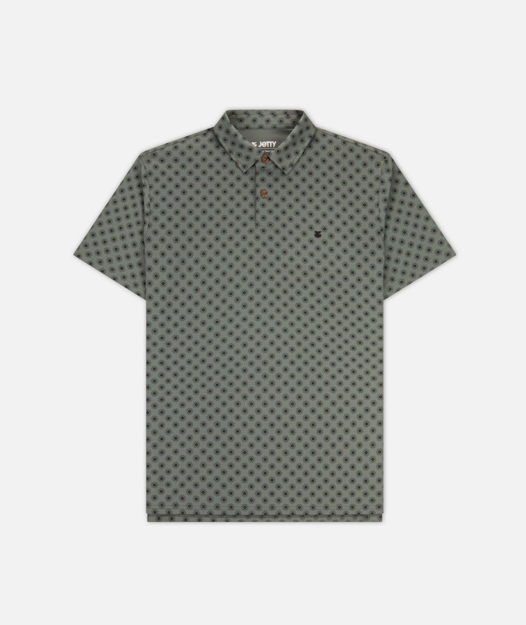 Bunker Polo Shirt - Green - Jetty