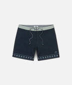 Glendola Embroidered Boardshort - Navy - Jetty