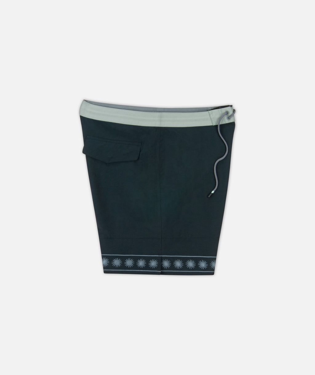 Glendola Embroidered Boardshort - Navy - Jetty