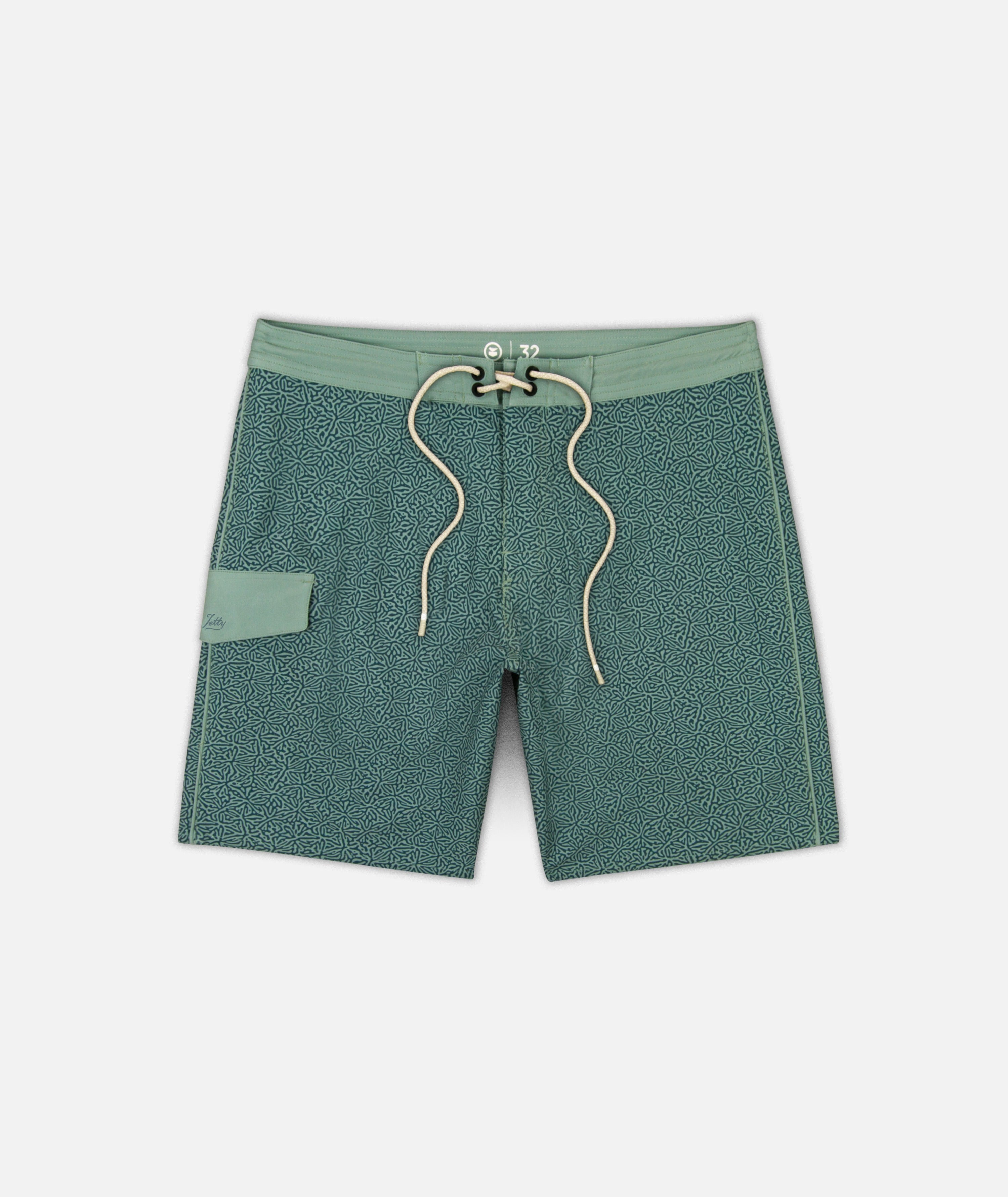 Holgate Boardshort - Mint - Jetty