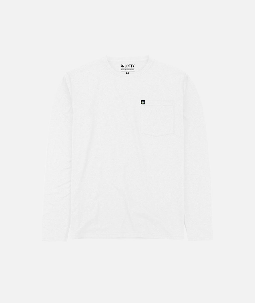 Hydra Performance Long Sleeve - White - Jetty