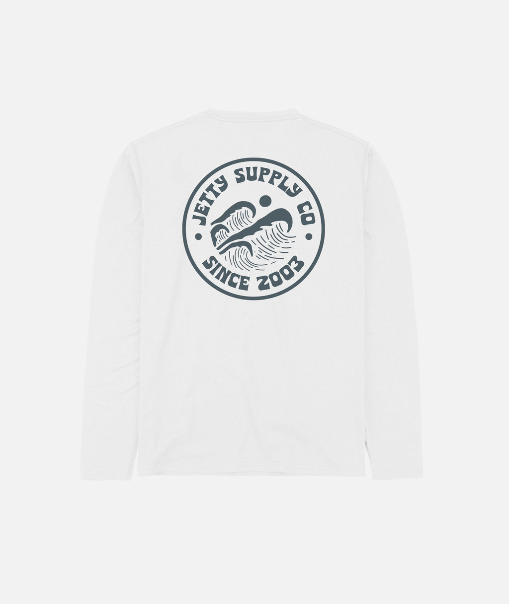 Hydra Performance Long Sleeve - White - Jetty