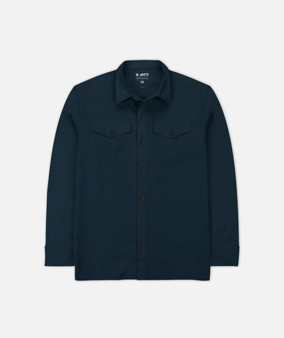 Noah Long Sleeve Shirt - Navy