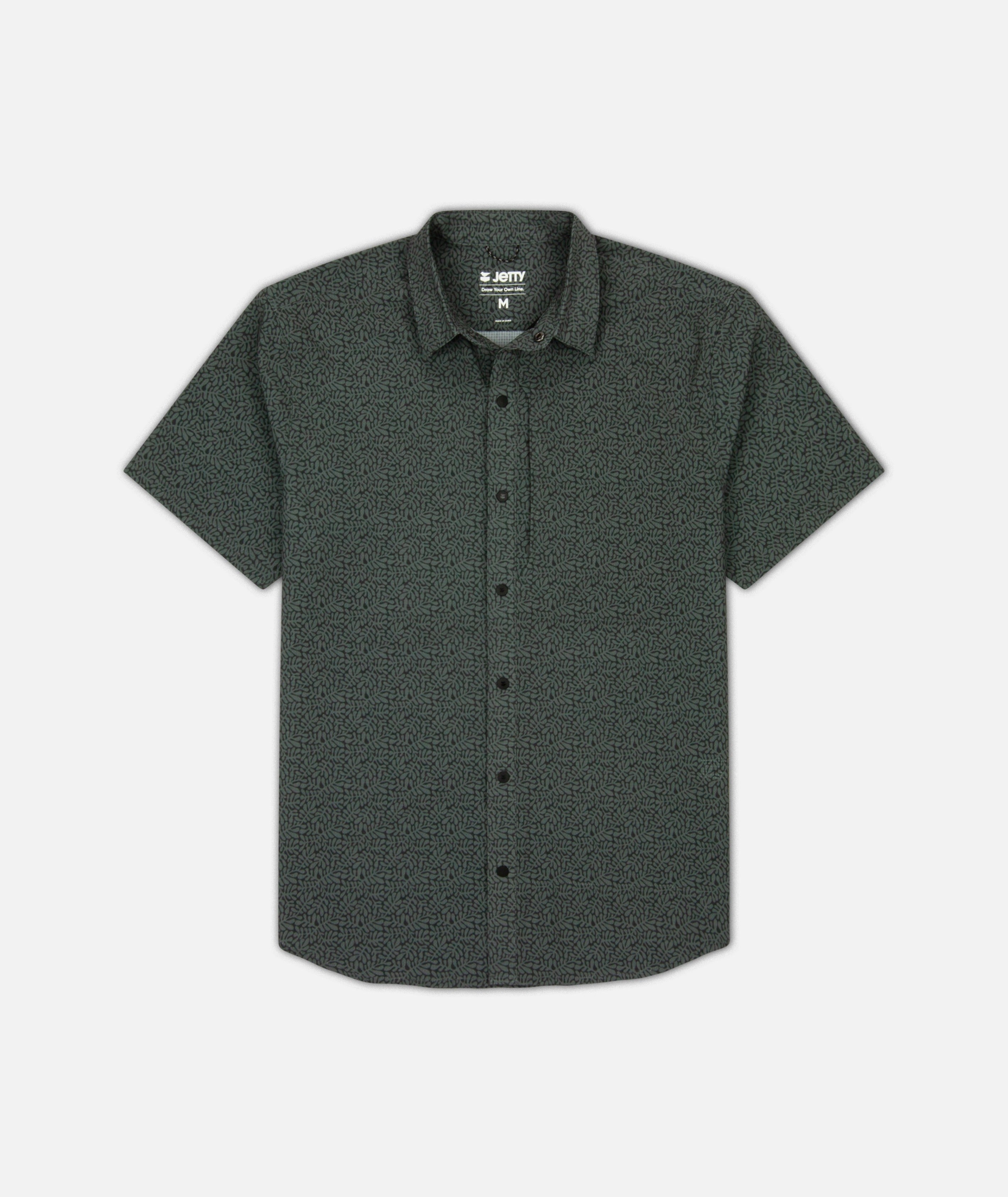 Sandspit Tech Shirt - Charcoal - Jetty