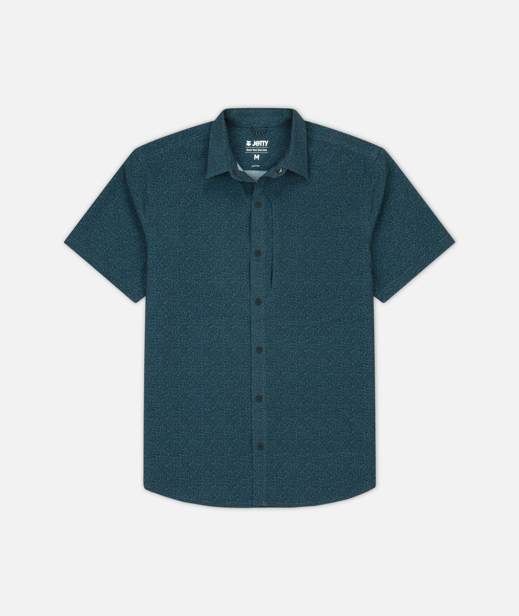 Sandspit Tech Shirt - Navy - Jetty
