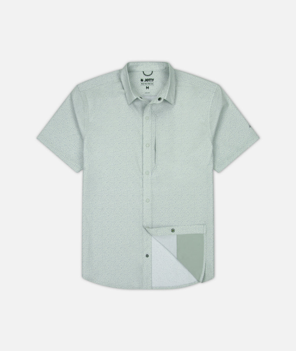 Sandspit Tech Shirt - Light Grey