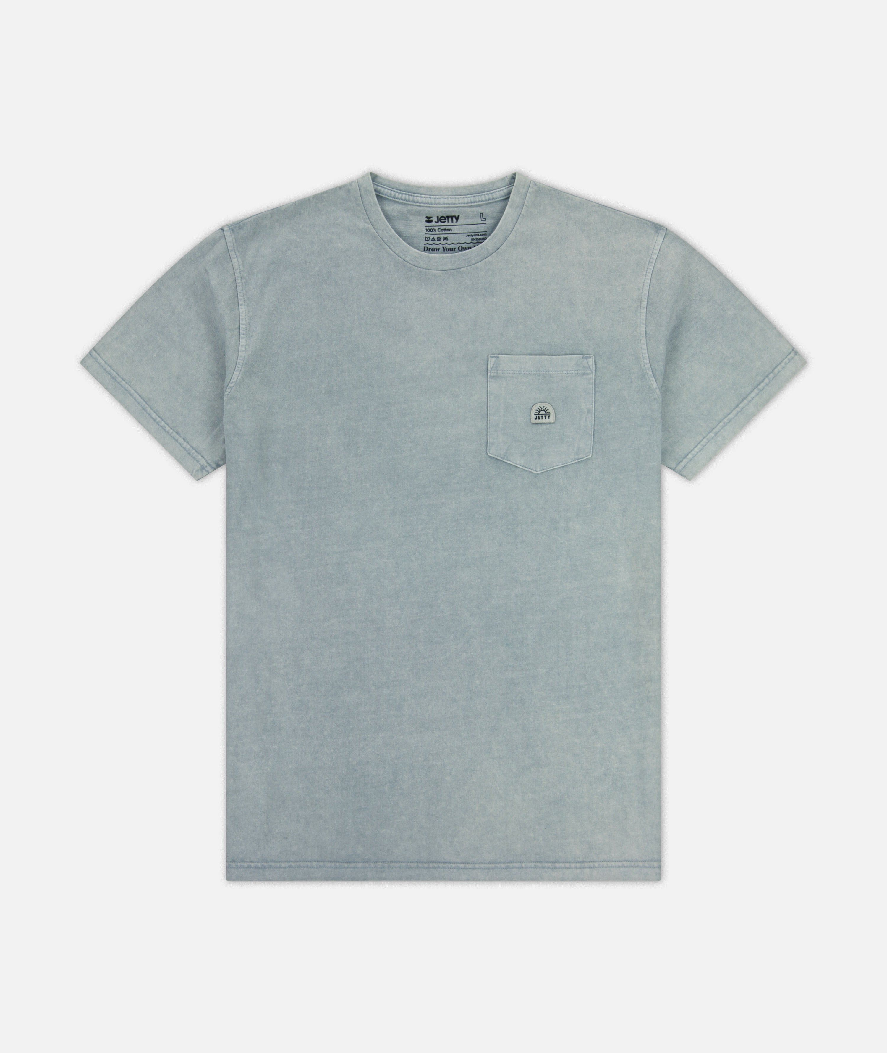 Tanker Heavyweight Tee - Light Blue - Jetty
