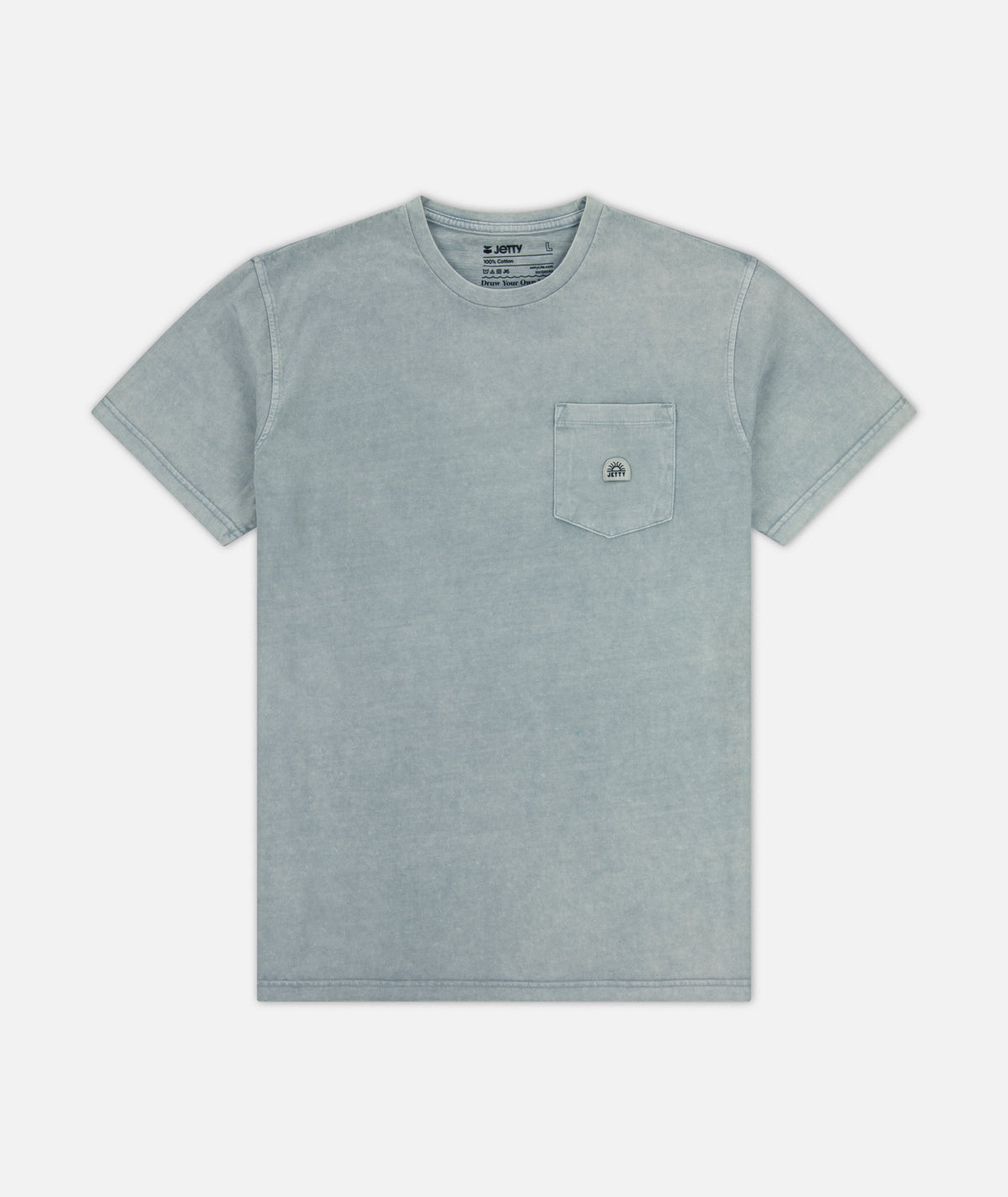 Tanker Heavyweight Tee - Light Blue - Jetty