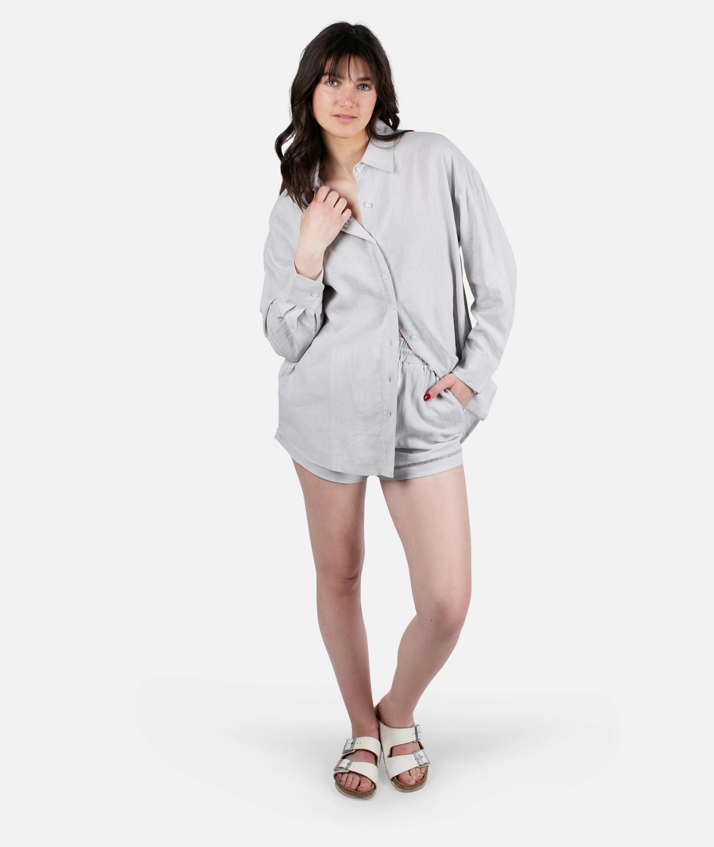 Atlantis Oversized Shirt - Blue