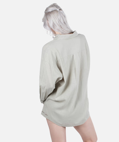 Atlantis Oversized Shirt - Sage Green