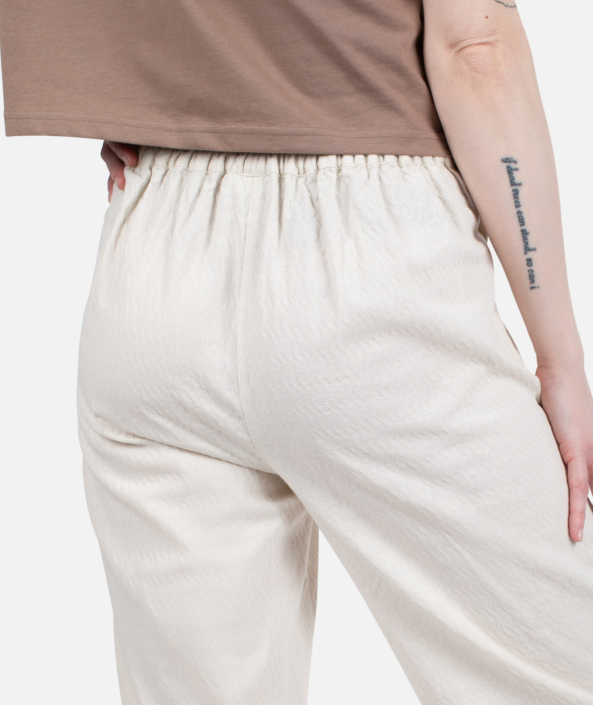 Montauk Jacquard Pant - Cream - Jetty