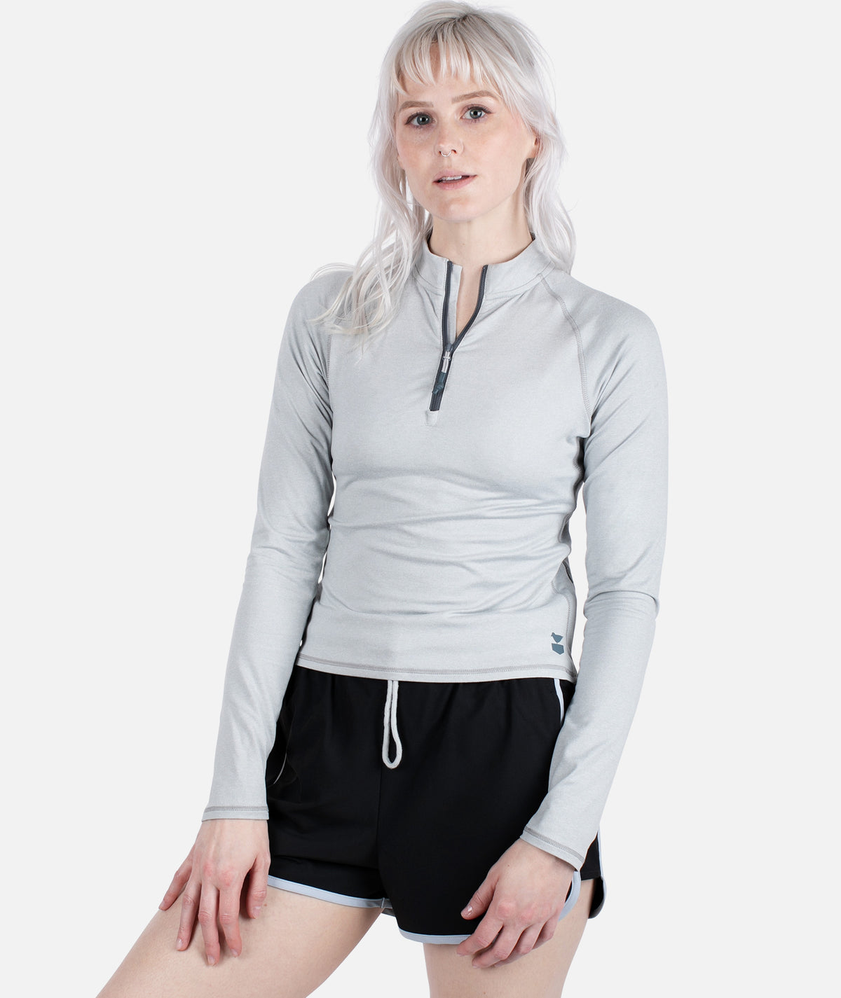 Montclair UV Quarter Zip - Blue - Jetty