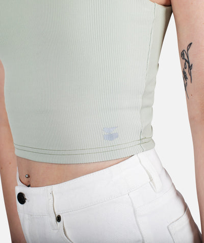 Mystic Rib Tank - Sage Green