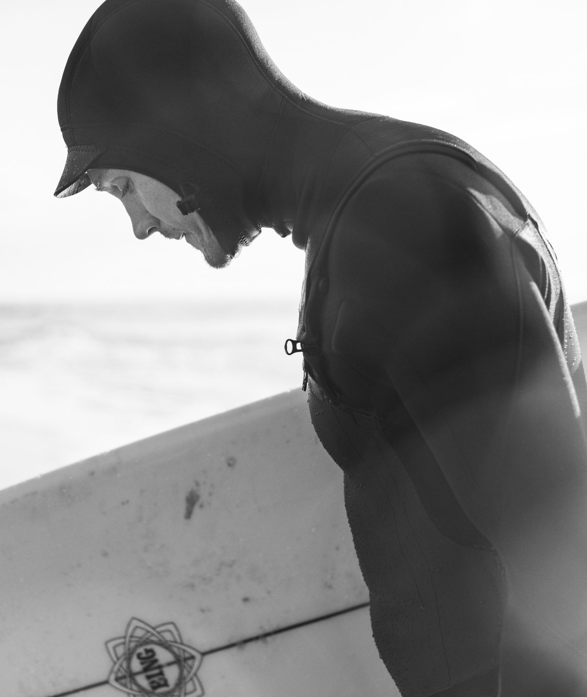 Hooded 4/3 Wetsuit - Black - Jetty