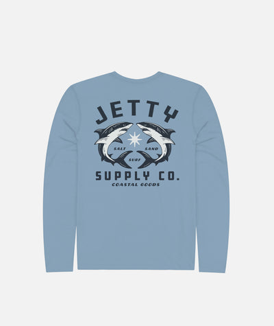 Bullshark UV Long Sleeve - Blue