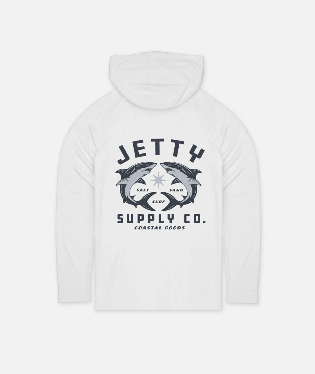 Bullshark UV Hoodie - White