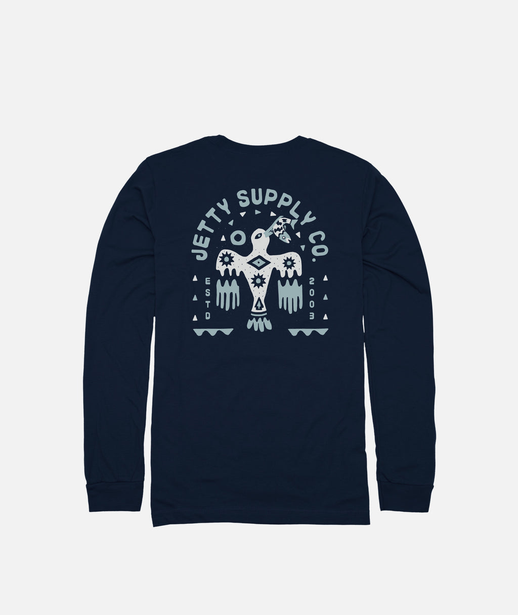 Seabird Long Sleeve - Navy - Jetty