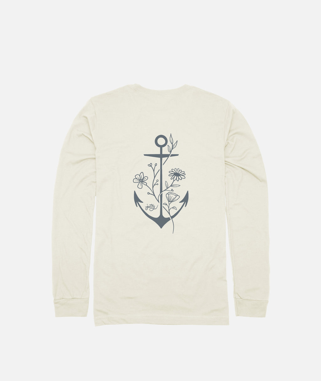 Sea Flower Long Sleeve - Natural - Jetty