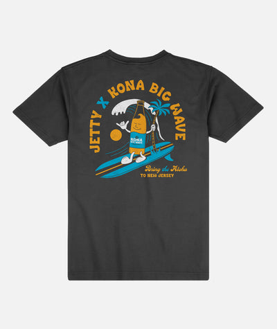 Jetty x Kona Party Wave Tee - Black