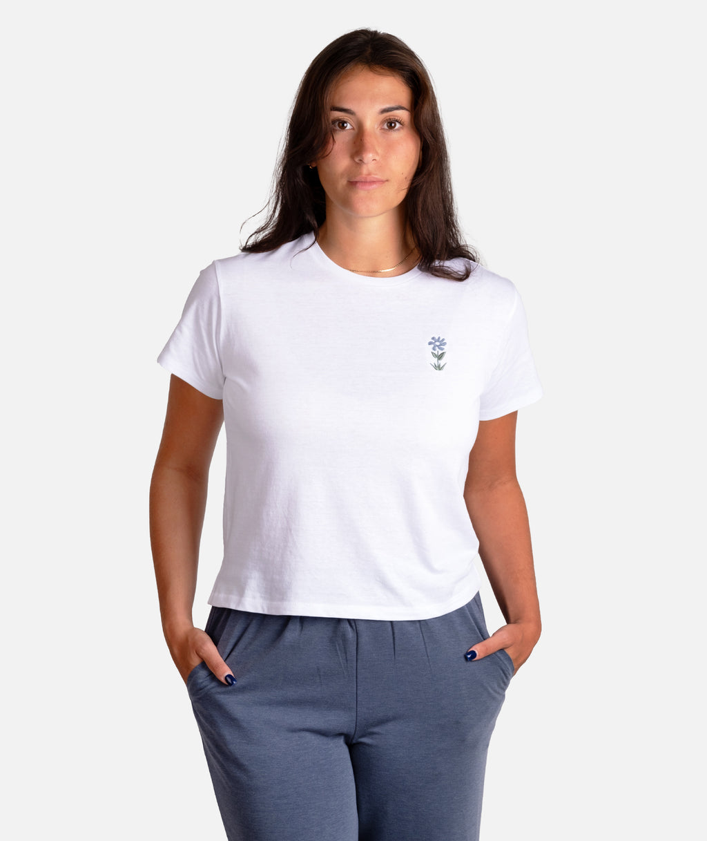 Iris Tee - White - Jetty