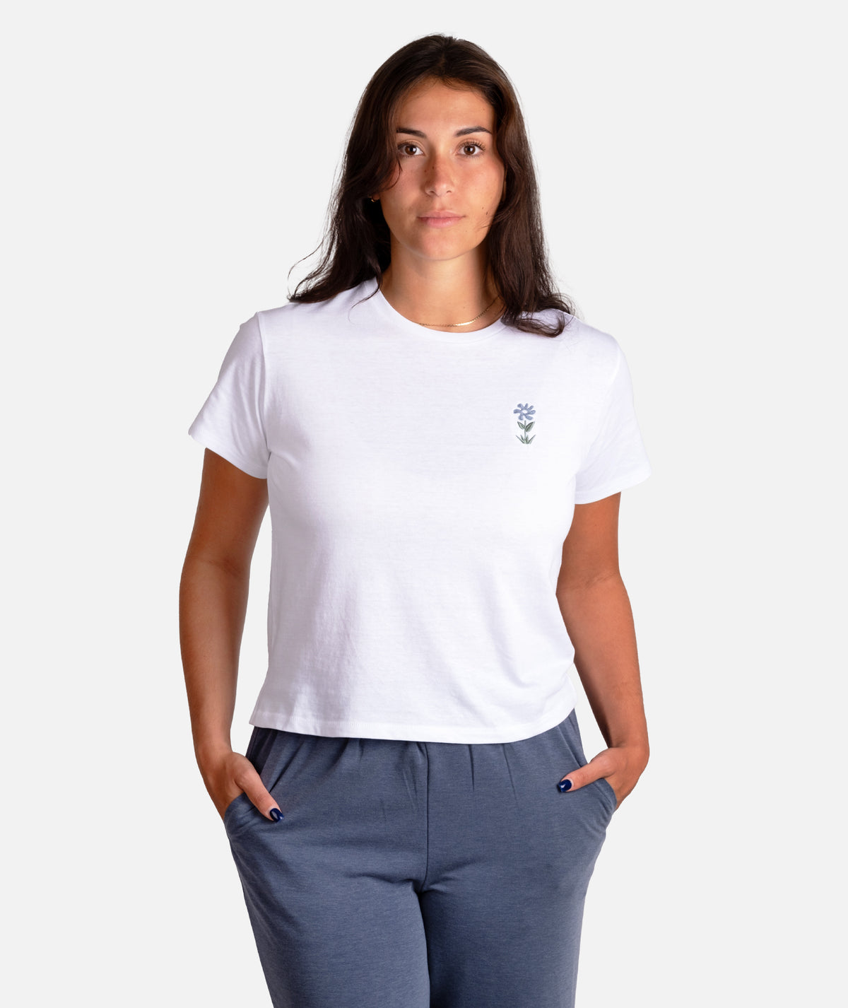 Iris Tee - White - Jetty