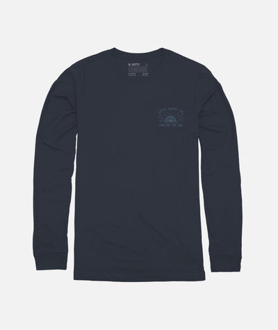 Jetty x Priority Bikes Sun Chaser Long Sleeve - Navy