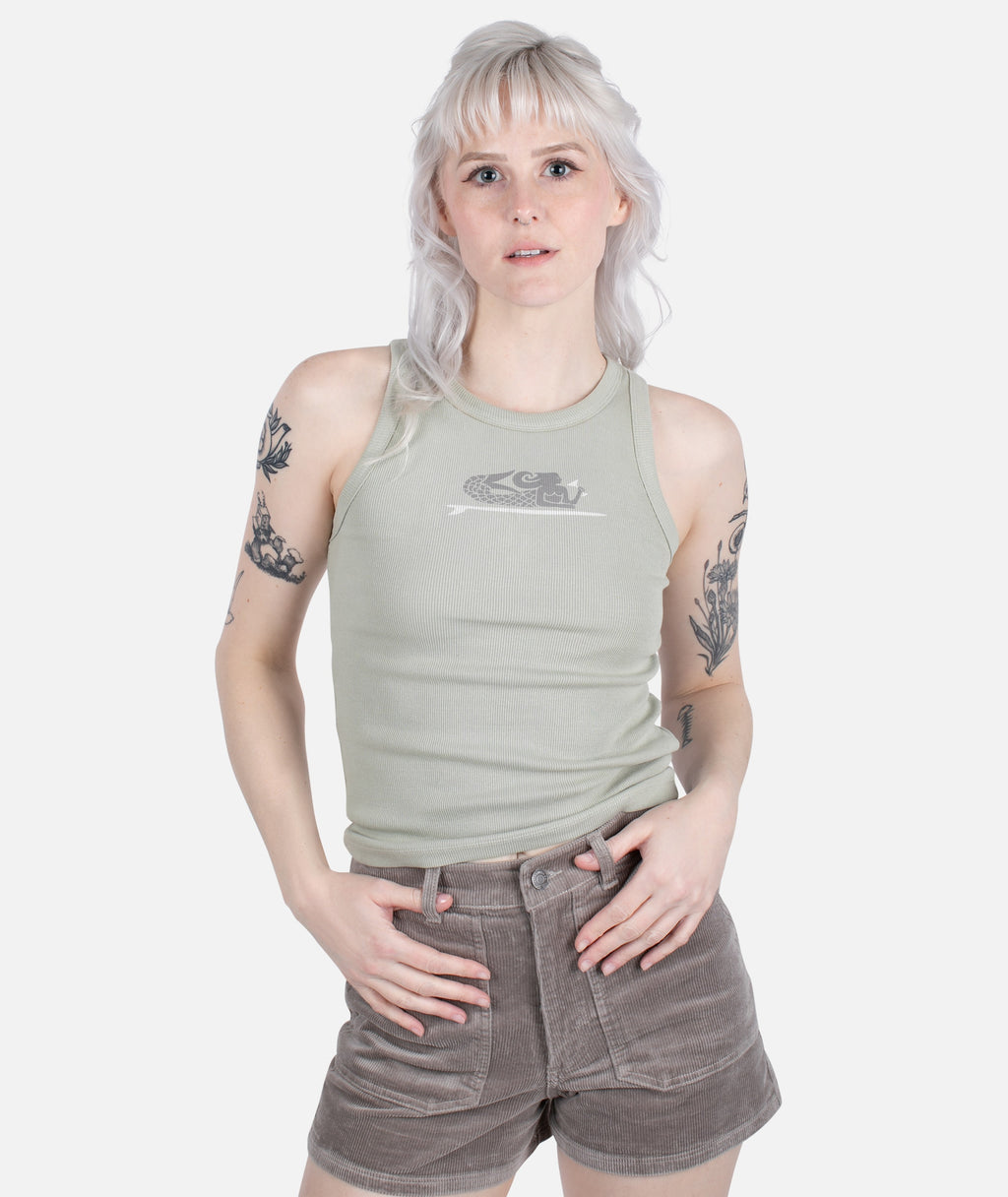 Mertini Microrib Tank - Sage - Jetty