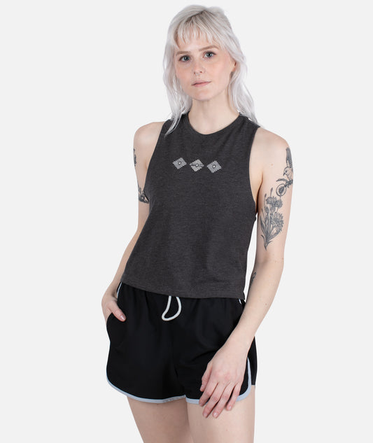 Sapphire Tank - Charcoal