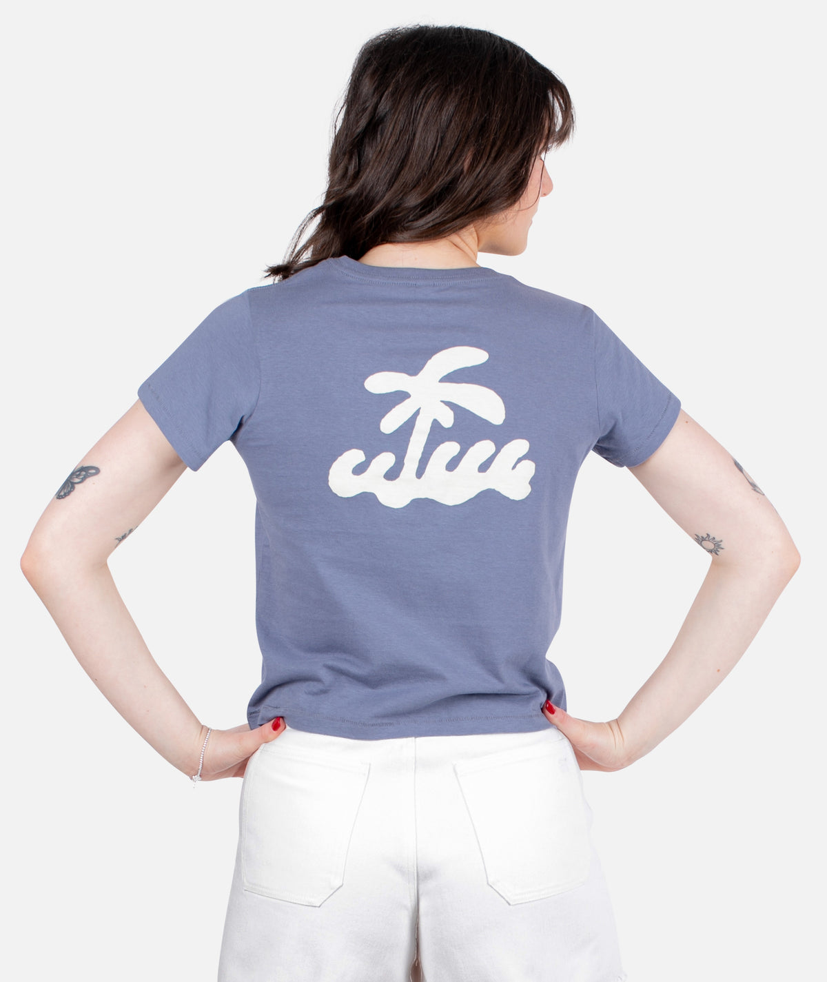 Droplet Tee - Blue - Jetty