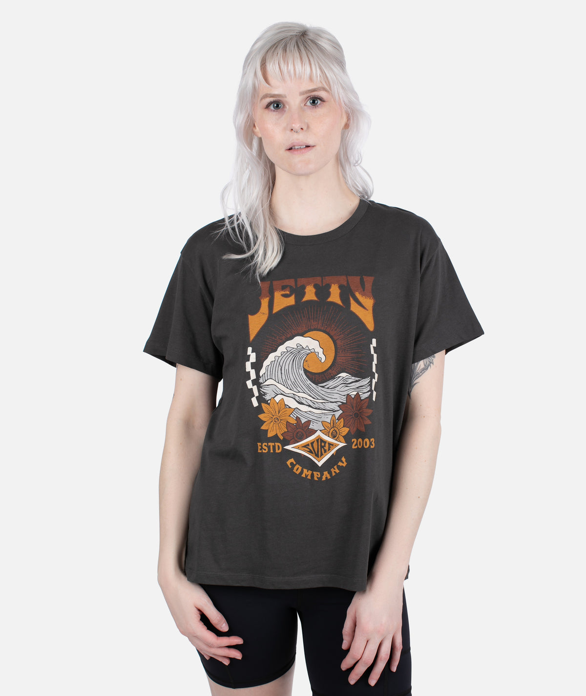 Whitecap Tee - Black - Jetty
